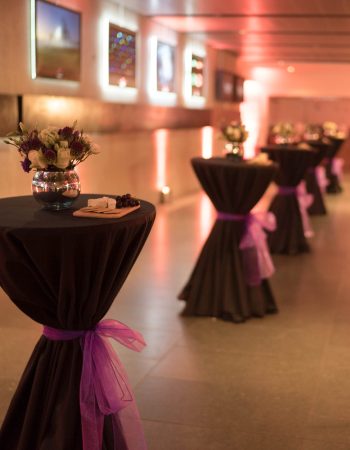 The Foyer in reception setup at Peter Harrison Planetarium